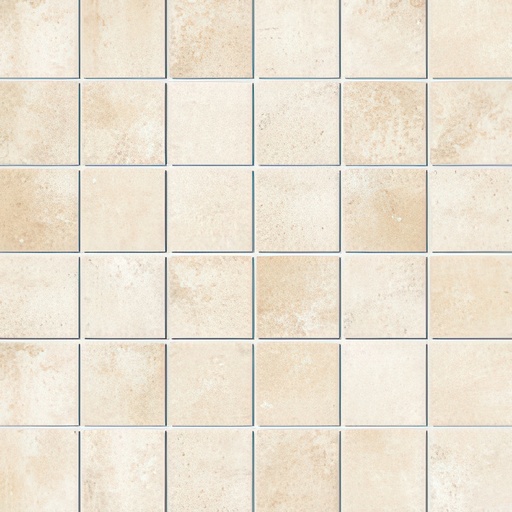 Gotham 2x2 Matte Cement Look Porcelain Mosaic Tile (Gotham: Ivory)