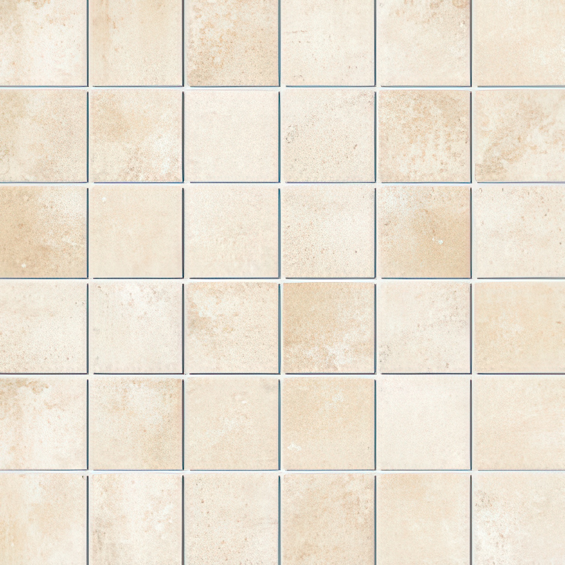 Gotham 2x2 Matte Cement Look Porcelain Mosaic Tile (Gotham: Ivory)