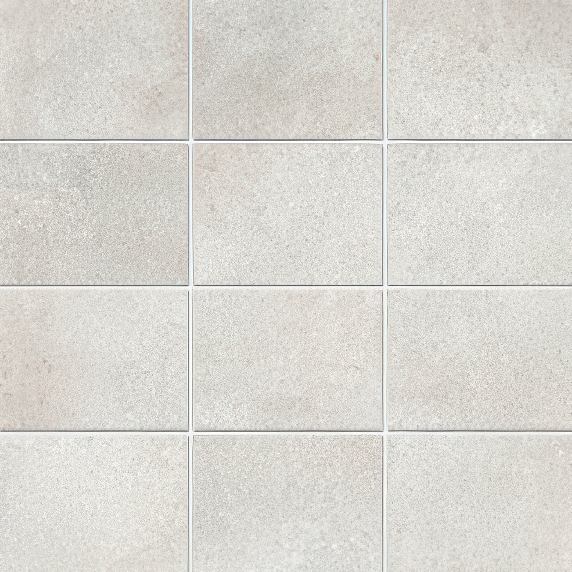 Gotham 3x4 Stacked Matte Cement Look Porcelain Mosaic Tile (Gotham: Silver)