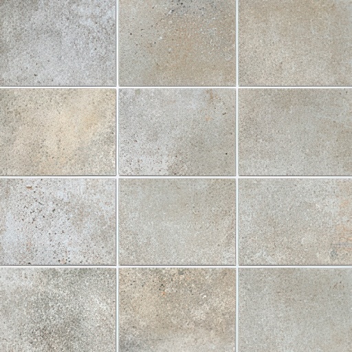 Gotham 3x4 Stacked Matte Cement Look Porcelain Mosaic Tile (Gotham: Grey)