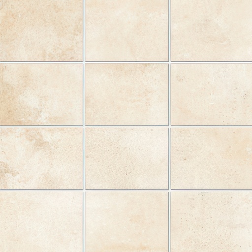 Gotham 3x4 Stacked Matte Cement Look Porcelain Mosaic Tile (Gotham: Ivory)