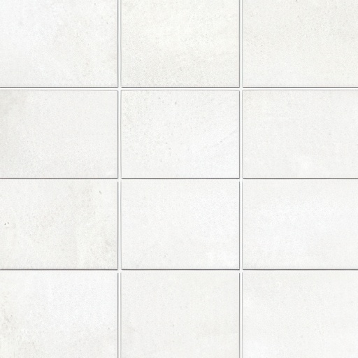 Gotham 3x4 Stacked Matte Cement Look Porcelain Mosaic Tile (Gotham: Pearl)