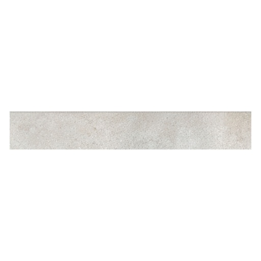 Gotham 4x24 Matte Cement Look Porcelain Bullnose Tile (Gotham: Silver)