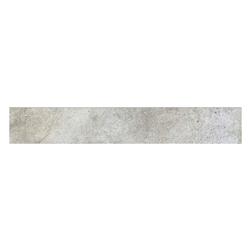 Gotham 4x24 Matte Cement Look Porcelain Bullnose Tile (Gotham: Grey)
