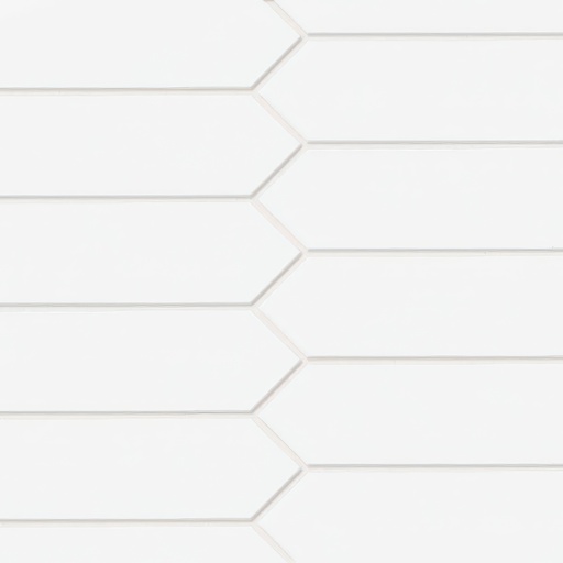 Imagine 2x13 Picket Matte Porcelain Tile (Imagine: White)