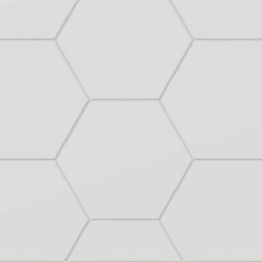 Imagine 6x7 Hexagon Matte Porcelain Tile (Imagine: Pearl)
