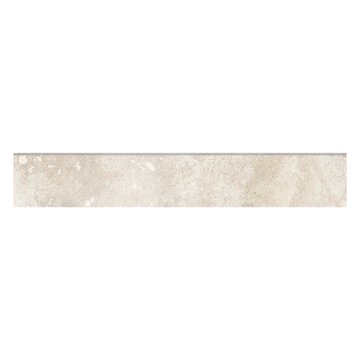 Fantasy 4X24 Natural or Lappato Finish Travertine Look Porcelain Bullnose Tile (Fantasy: Crema, Lappato)