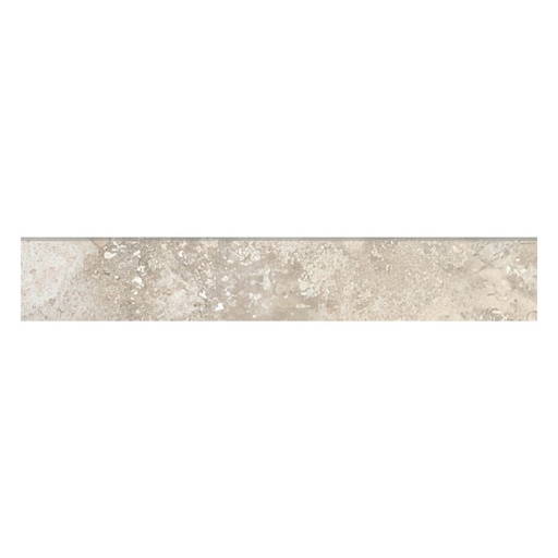 Fantasy 4X24 Natural or Lappato Finish Travertine Look Porcelain Bullnose Tile (Fantasy: Noce, Natural)