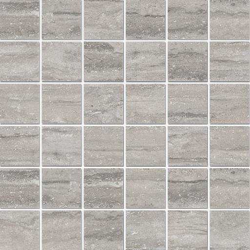 Fior Di Bosco 2x2 Vein Cut Travertine Look Porcelain Mosaic Tile (Fior Di Bosco: Grigio)