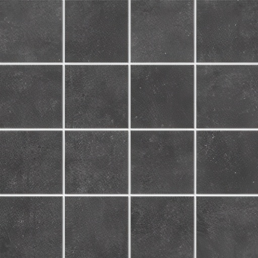 Influence 3X3 Matte Cement Look Porcelain Mosaic Tile (Influence: Midnight)