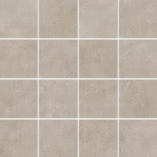 Influence 3X3 Matte Cement Look Porcelain Mosaic Tile (Influence: Sand)