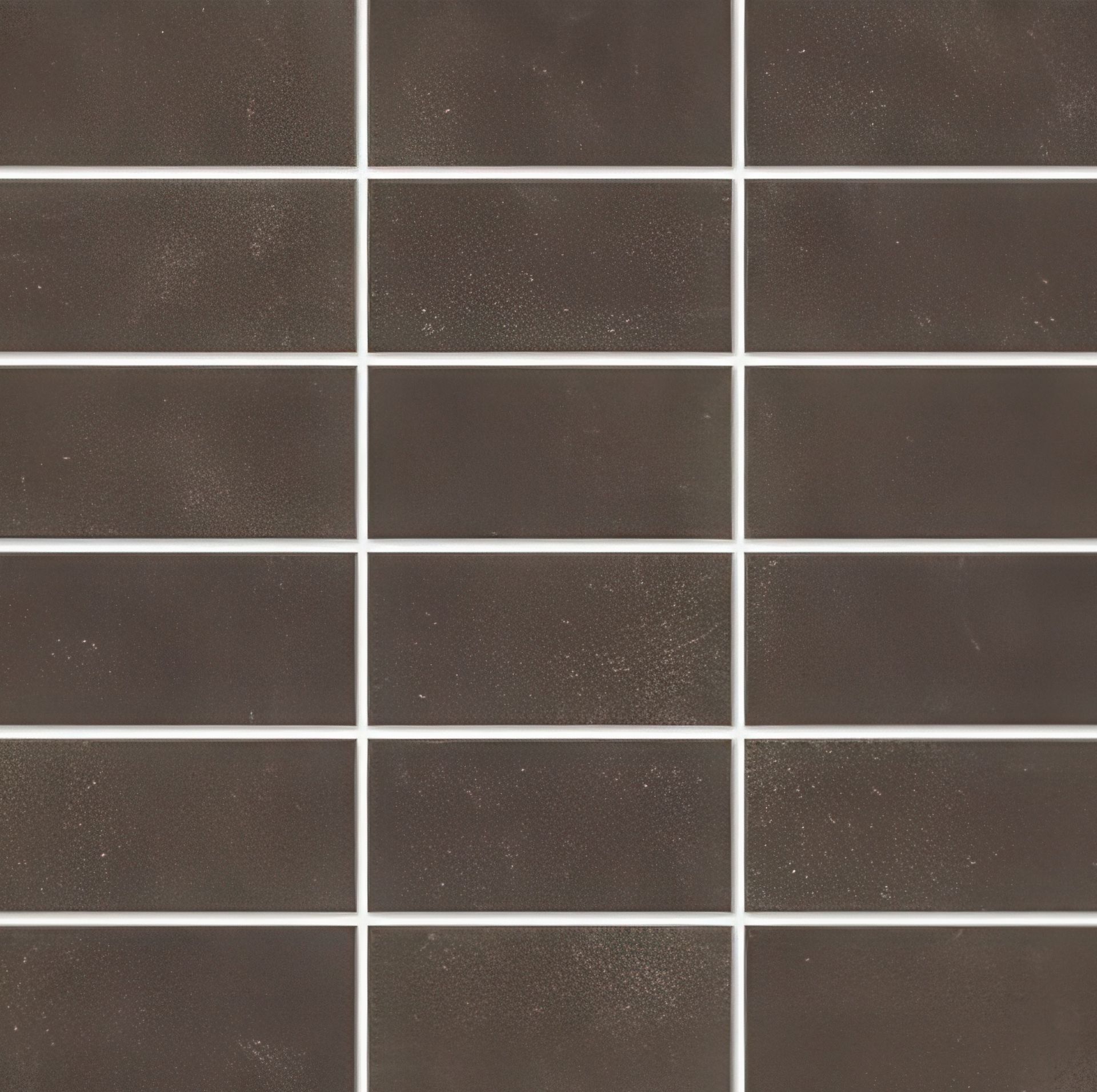 Influence 2X4 Stacked Matte Cement Look Porcelain Mosaic Tile (Influence: Espresso)