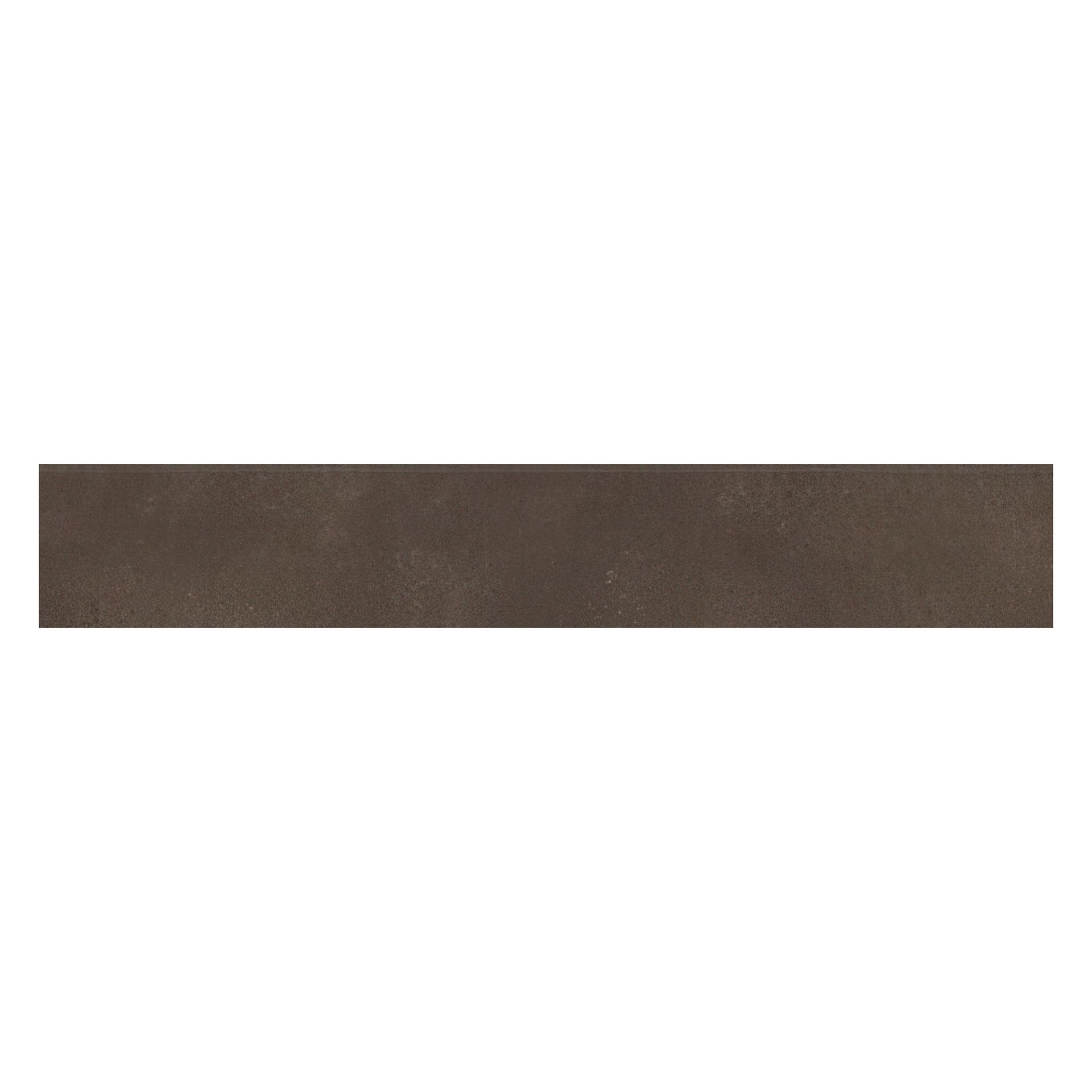 Influence 4X24 Matte Cement Look Porcelain Bullnose Tile (Influence: Espresso)