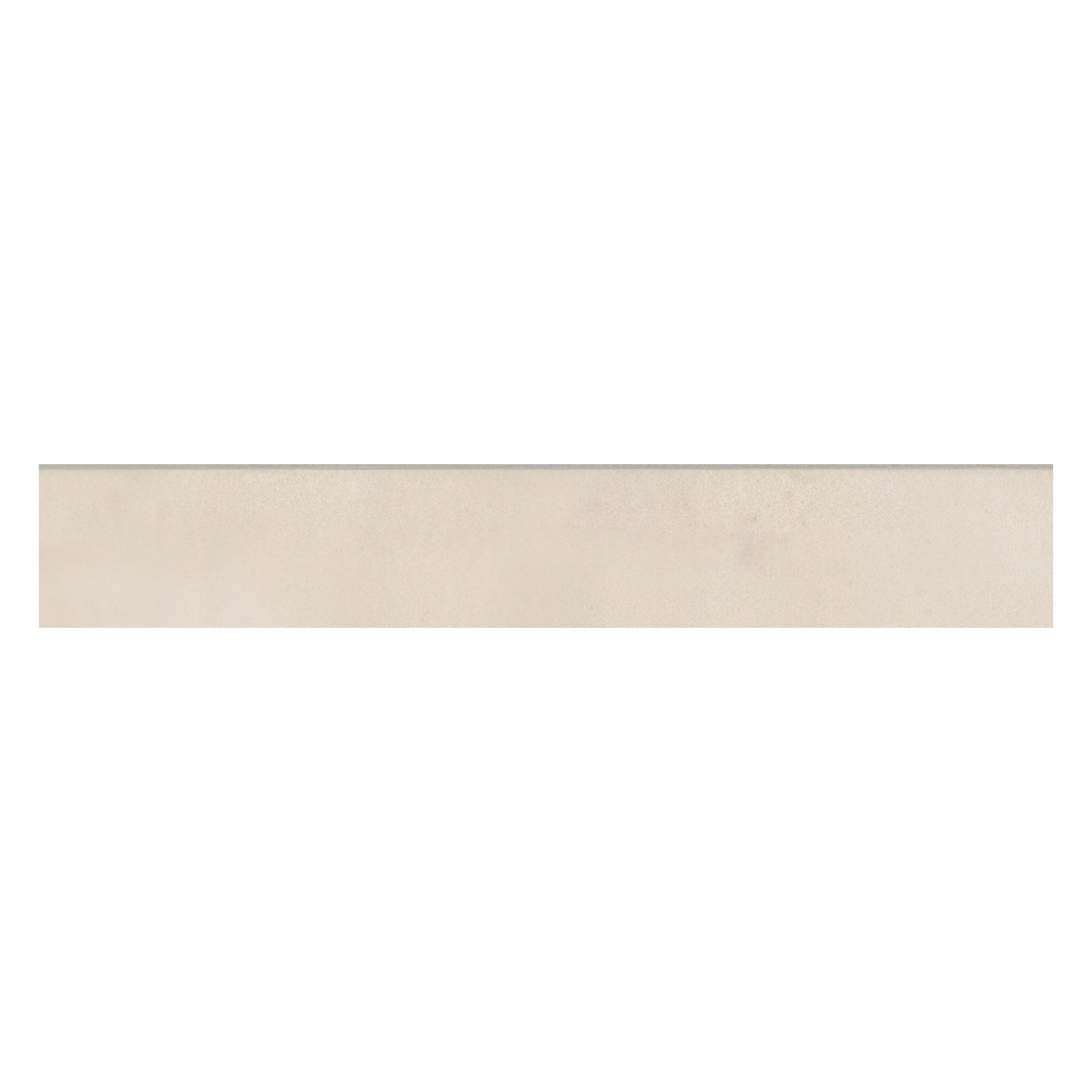 Influence 4X24 Matte Cement Look Porcelain Bullnose Tile (Influence: Ivory)