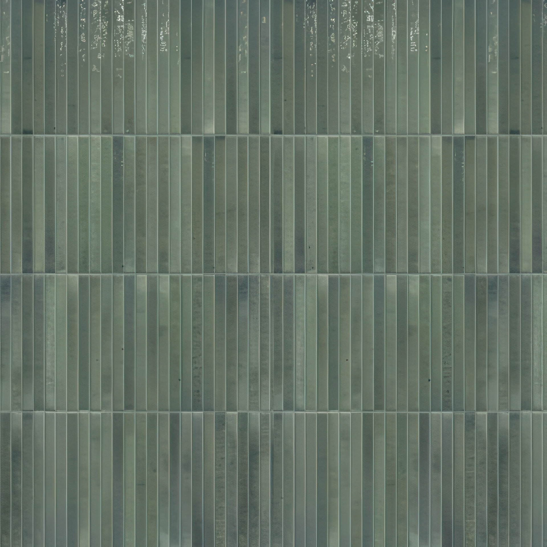 Linear 5x10 Glossy 3D Decorative Subway Tile (Linear: Forest)