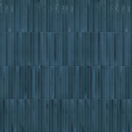 Linear 5x10 Glossy 3D Decorative Subway Tile (Linear: Navy)