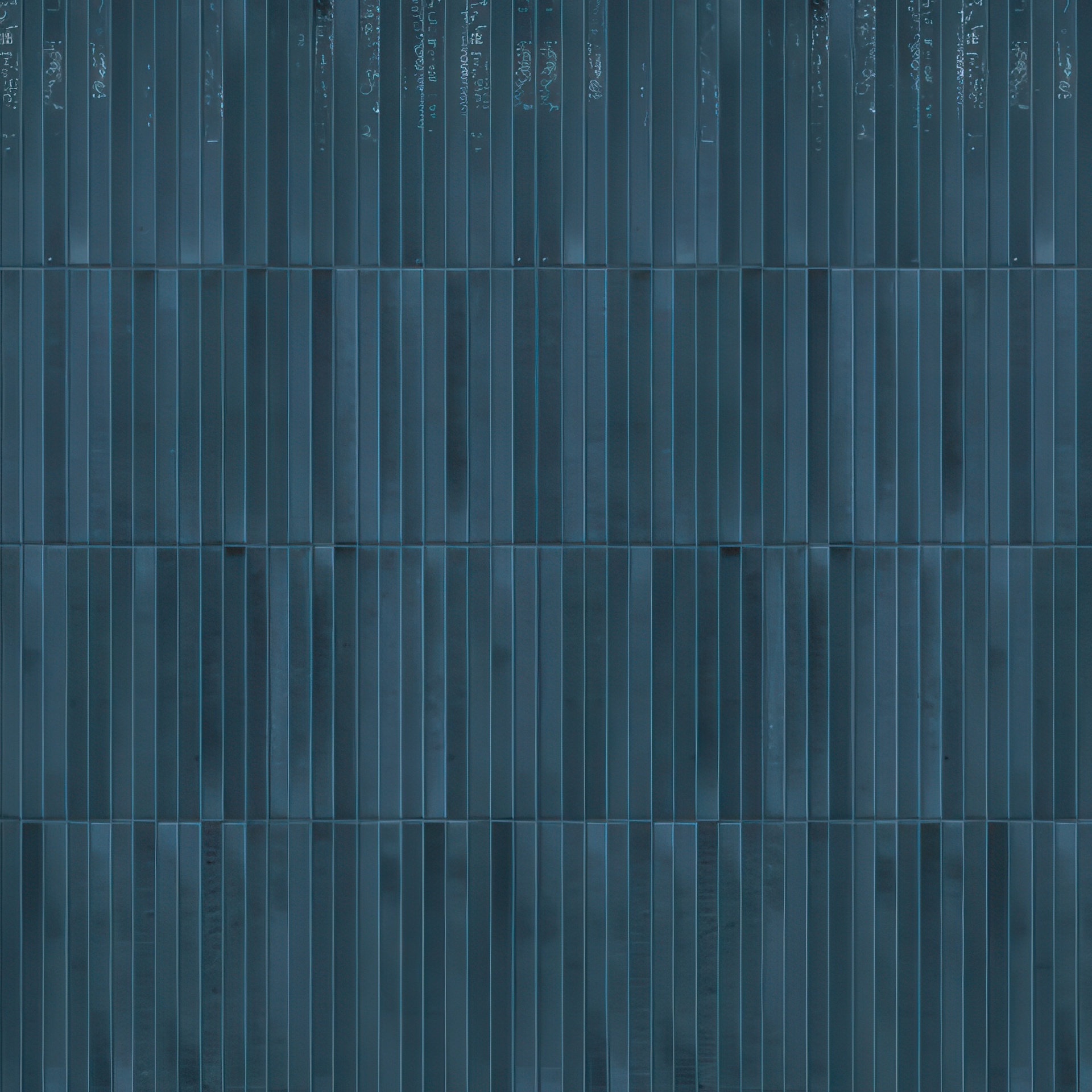 Linear 5x10 Glossy 3D Decorative Subway Tile (Linear: Navy)