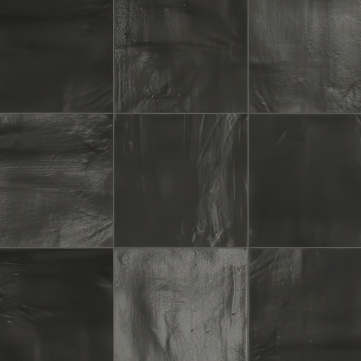 Vigor 5.25x5.25 Porcelain Deco Tile (Vigor: Nero, Matte)