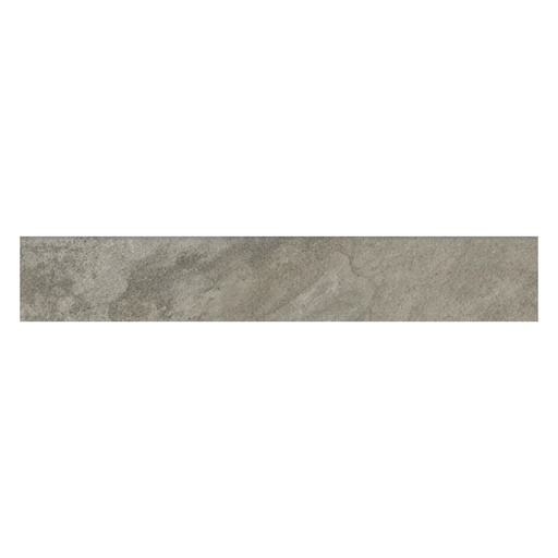 Permafrost 4x24 Matte Travertine Look Porcelain Bullnose Tile (Permafrost: Slate Stone)