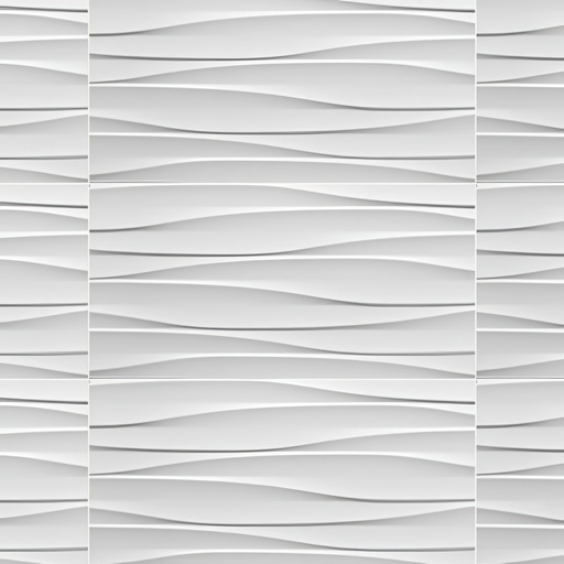 Prestige 12x24 Matte 3D Decorative Ceramic Wall Tile (Prestige: Flow)