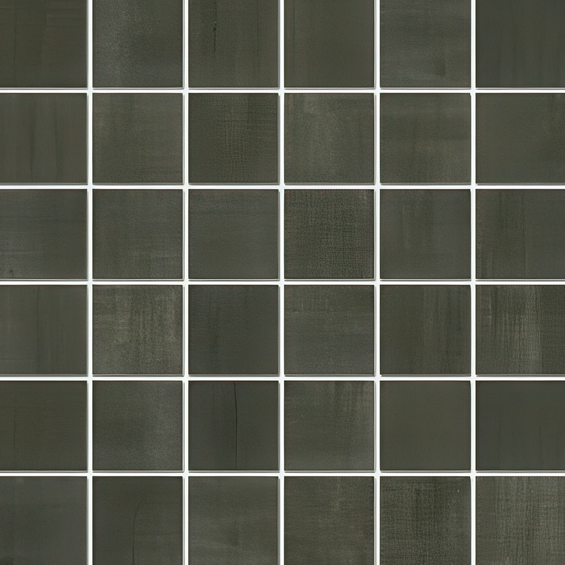 Rustic Metallic 2x2 Textured Finish Porcelain Mosaic Tile (Rusted Metallic: Charcoal)
