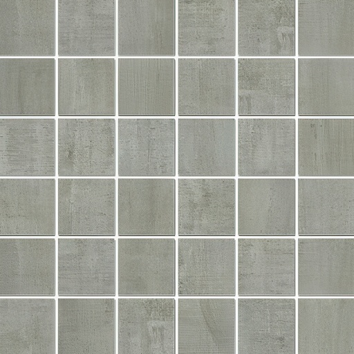 Rustic Metallic 2x2 Textured Finish Porcelain Mosaic Tile (Rusted Metallic: Grey)