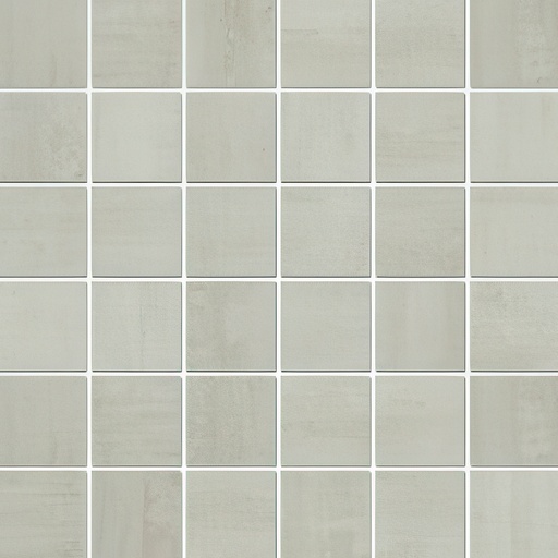 Rustic Metallic 2x2 Textured Finish Porcelain Mosaic Tile (Rusted Metallic: White)