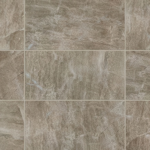 Malta 12x24 Matte Travertine Look Porcelain Tile (Malta: Taupe)