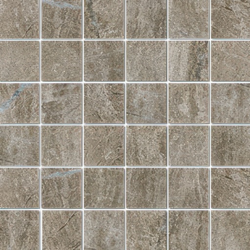 Malta 2x2 Matte Travertine Look Porcelain Mosaic Tile (Malta: Taupe)