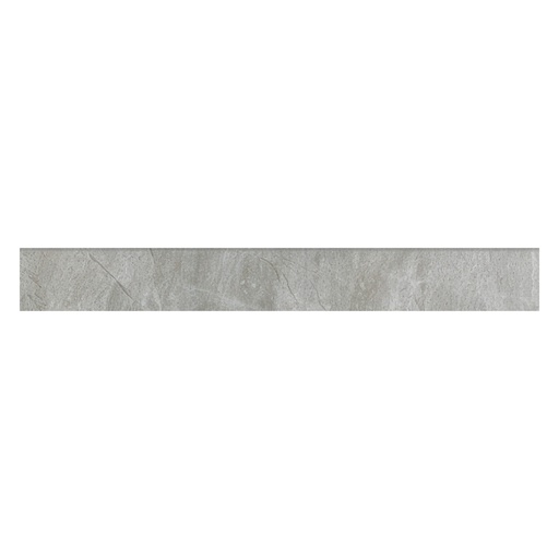 Malta 3x24 Matte Travertine Look Porcelain Bullnose Tile (Malta: Grey)