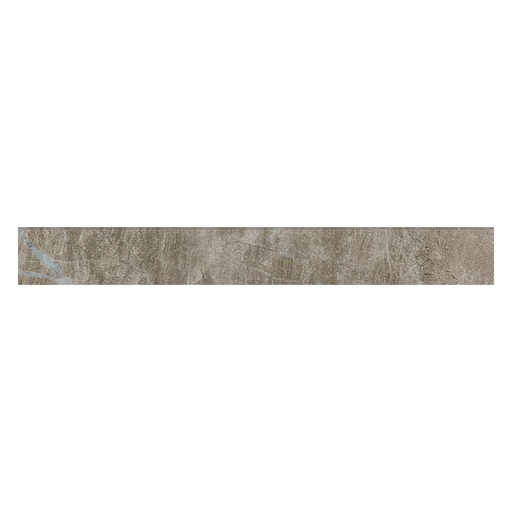 Malta 3x24 Matte Travertine Look Porcelain Bullnose Tile (Malta: Taupe)