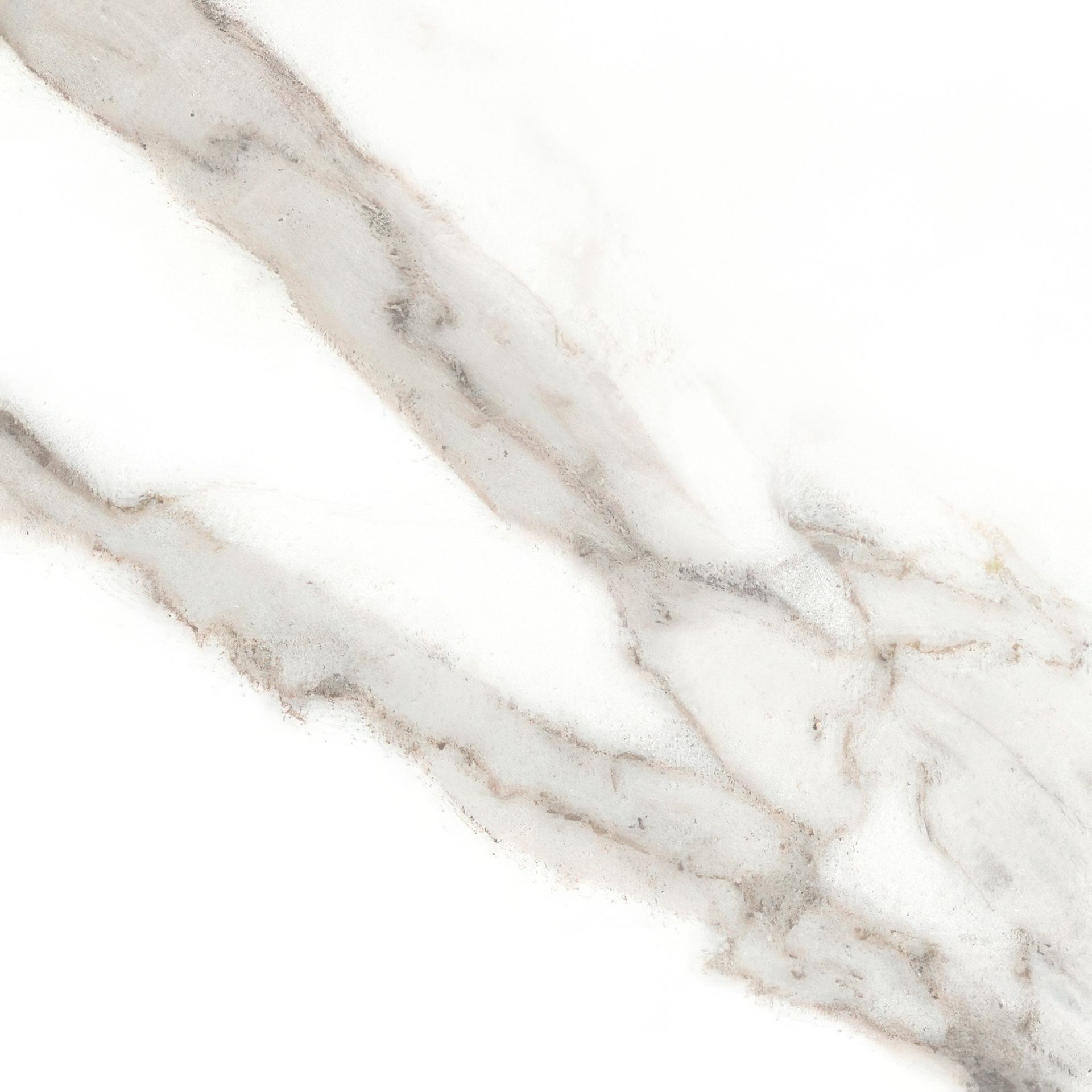 Voyage 24x24 Honed or Polished Marble Look Porcelain Tile (Voyage: Calacatta, Polished)