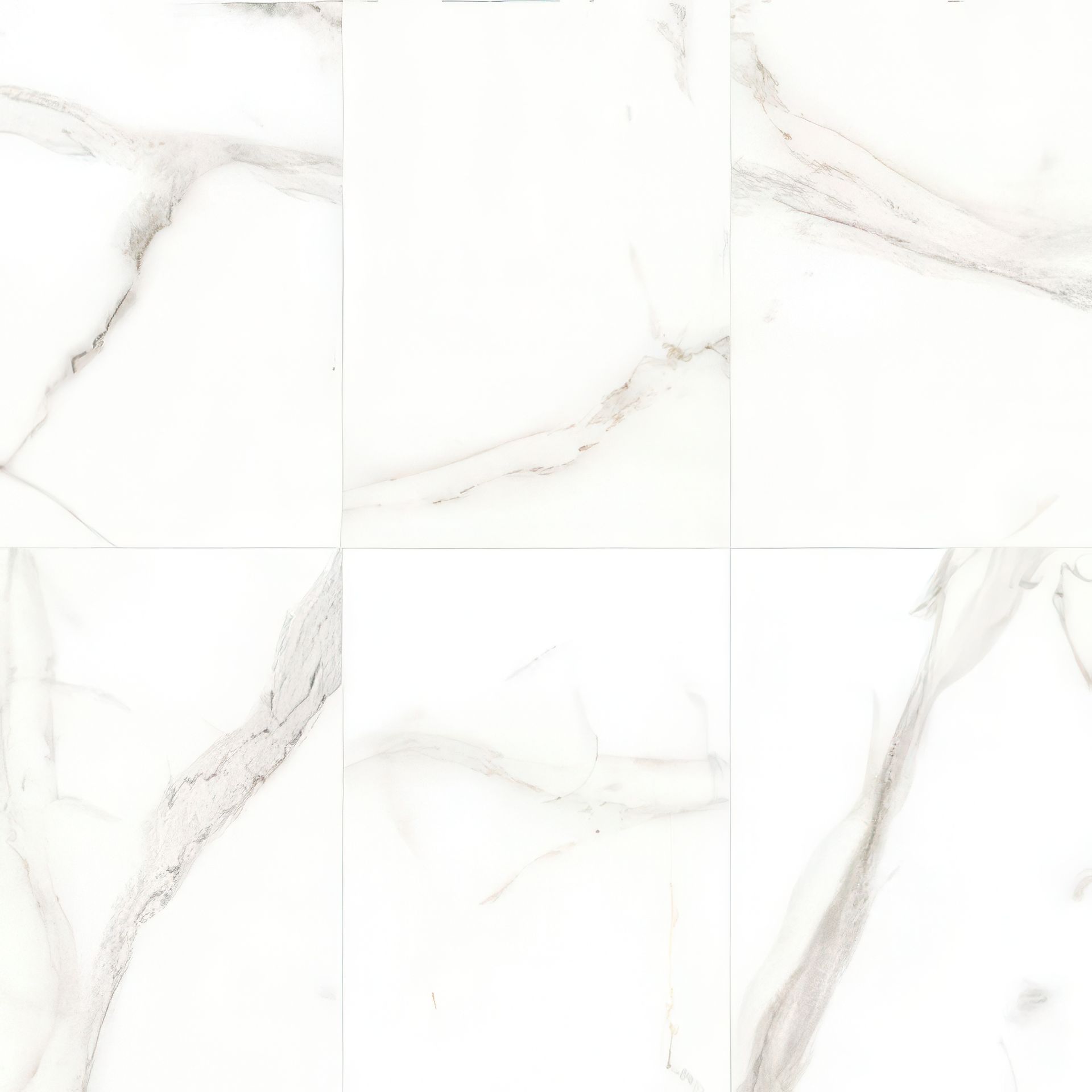 Voyage 12x24 Honed or Polished Marble Look Porcelain Tile (Voyage: Calacatta, Polished)