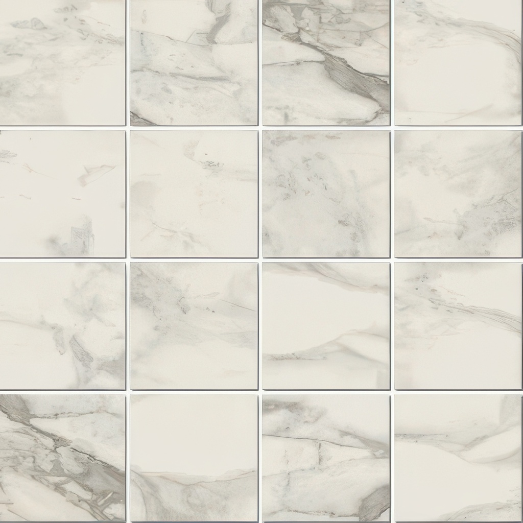 Luxe 3x3 Honed or Polished Luxury Stone Look Porcelain Mosaic Tile