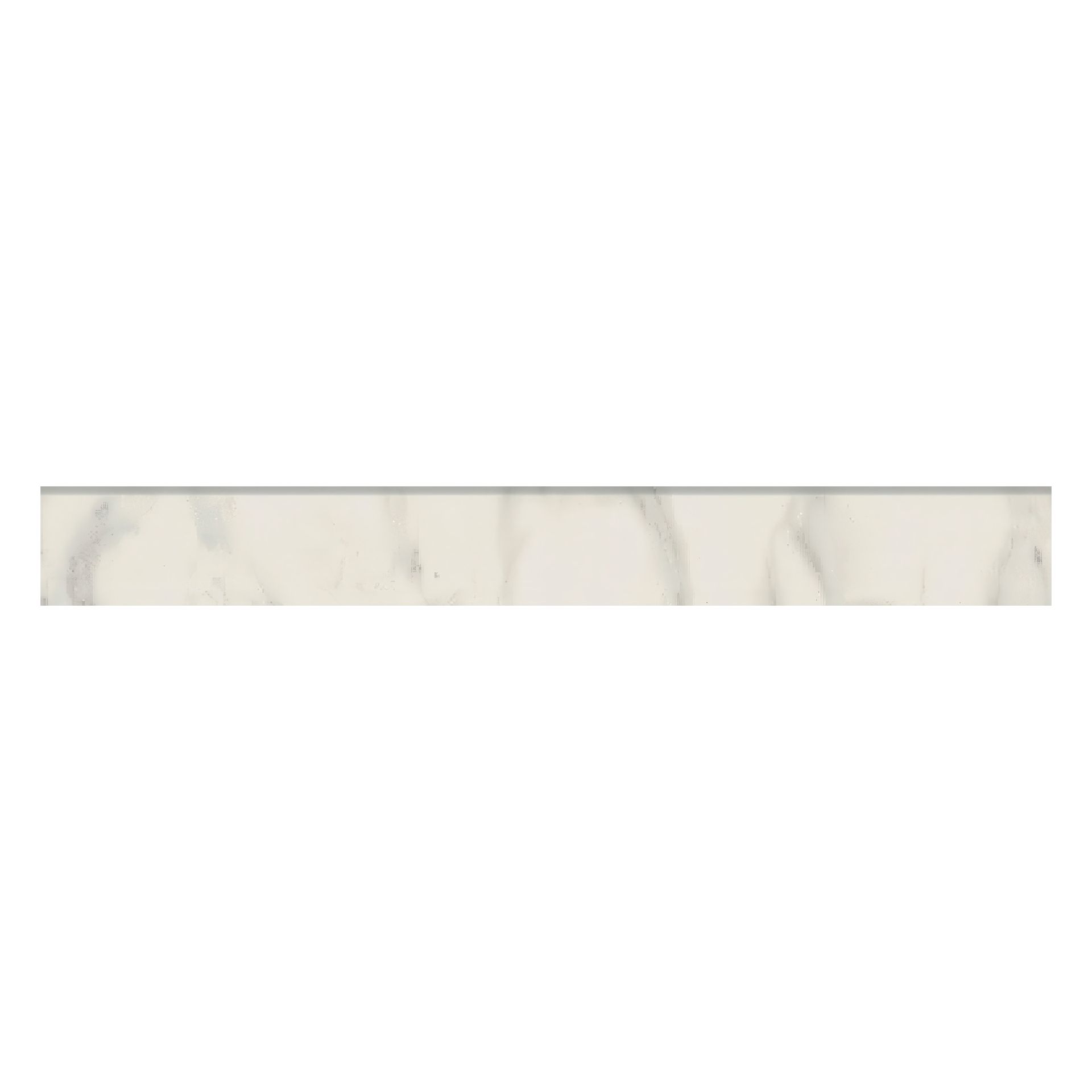 Luxe 4x24 Honed or Polished Luxury Stone Look Porcelain Bullnose Tile (Luxe: Calacatta, Honed)