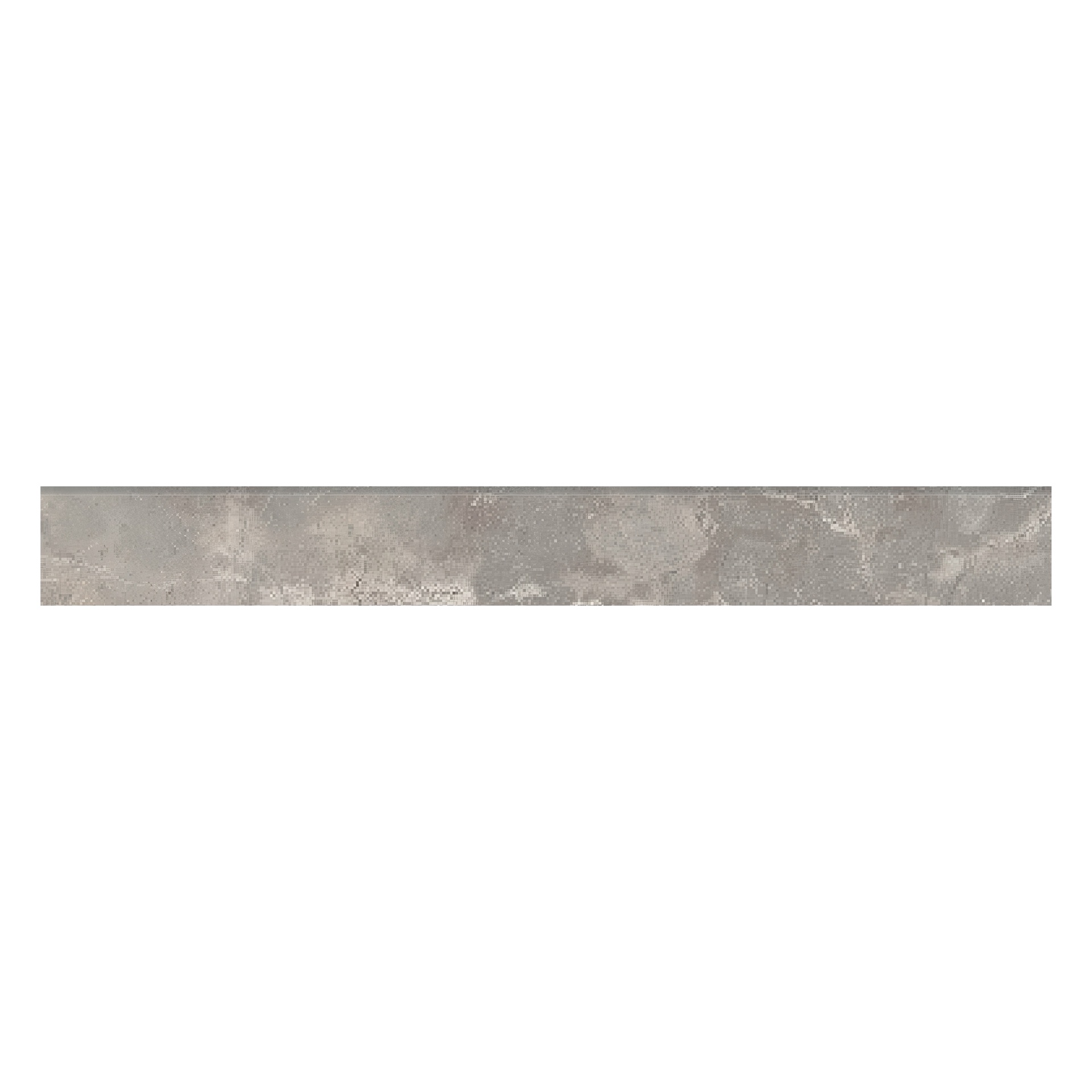 Luxe 4x24 Honed or Polished Luxury Stone Look Porcelain Bullnose Tile (Luxe: Greige, Polished)