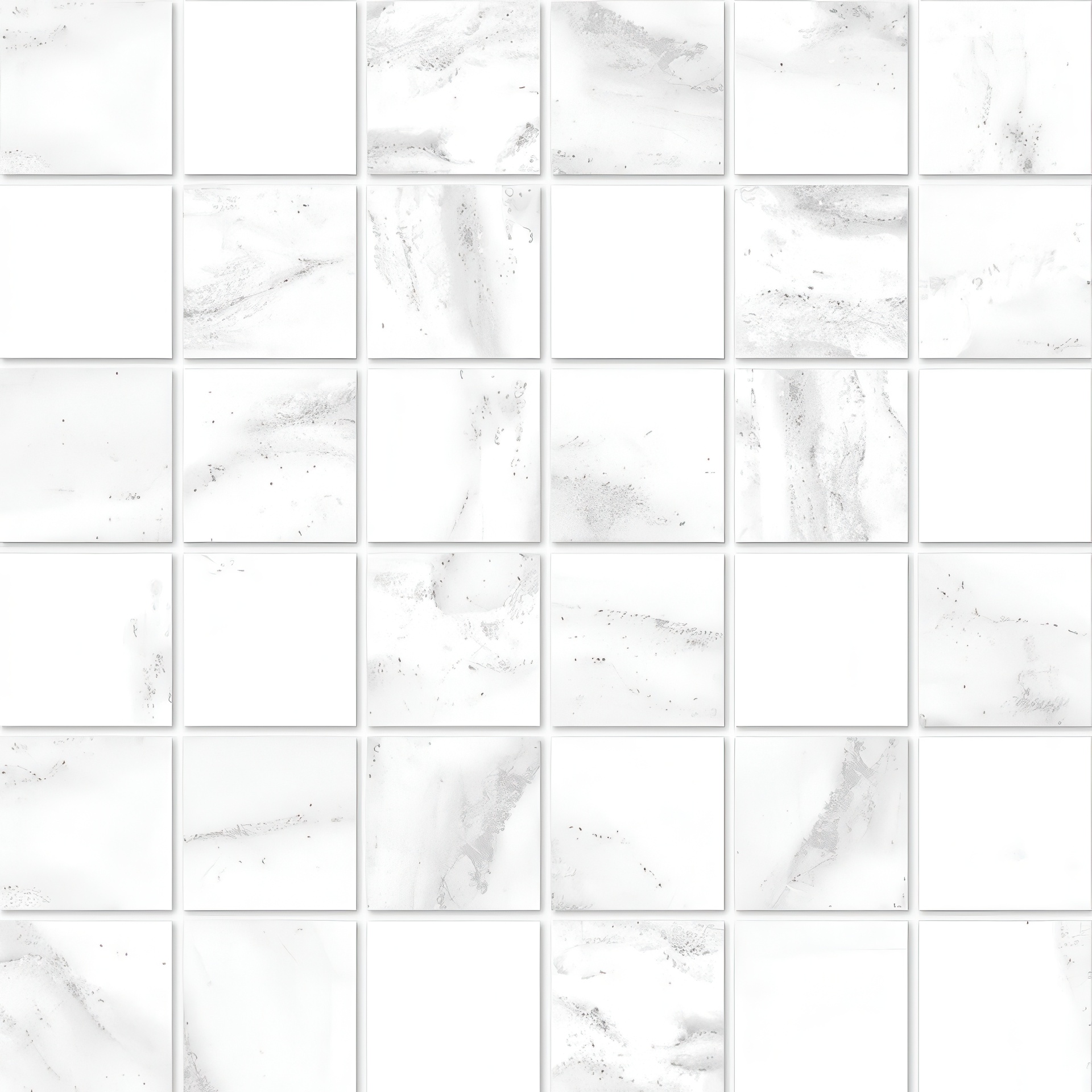 Luxury Calacatta 2x2 Matte Marble Look Porcelain Mosaic Tile (Honed)