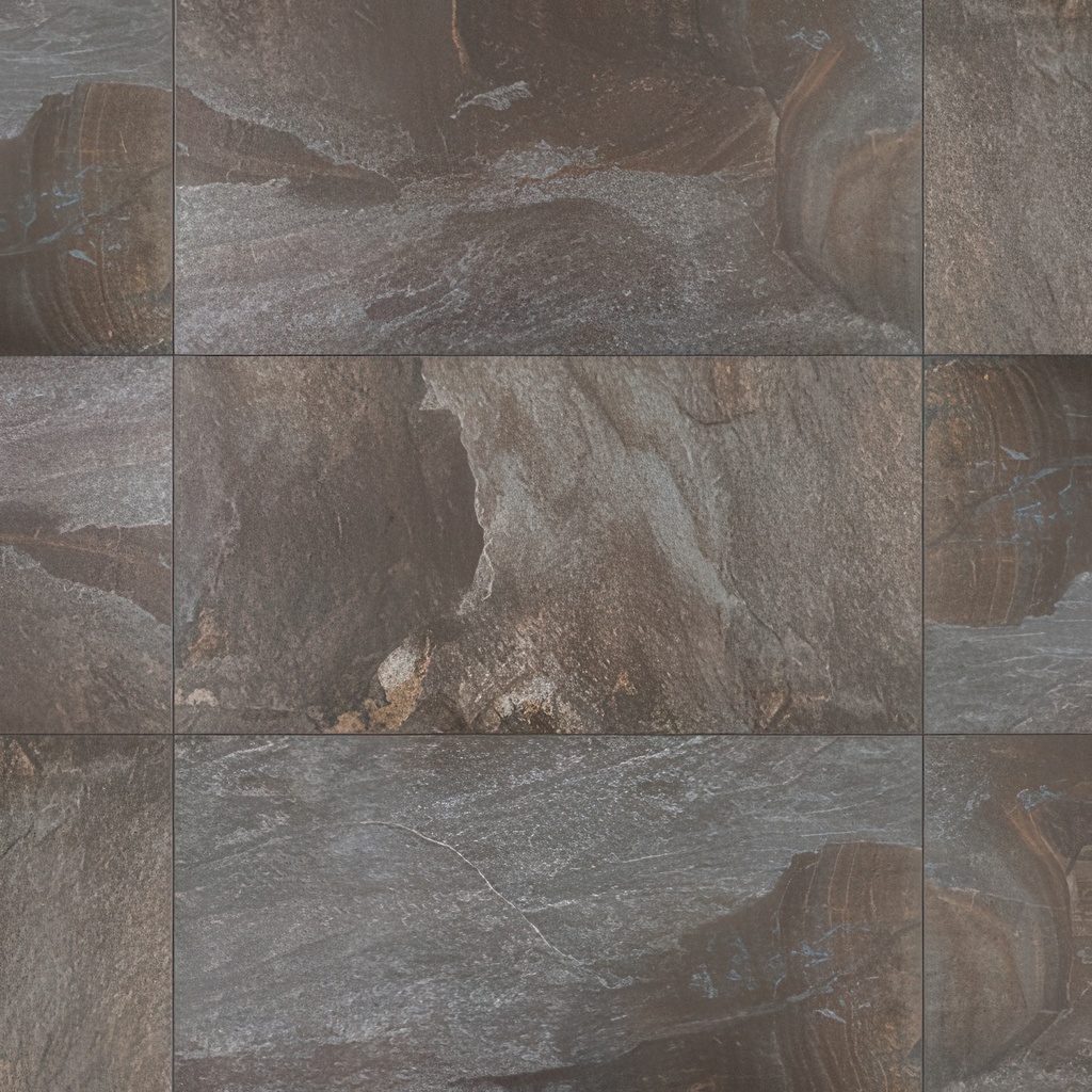 Mountain 12x24 Honed Slate Look Porcelain Tile