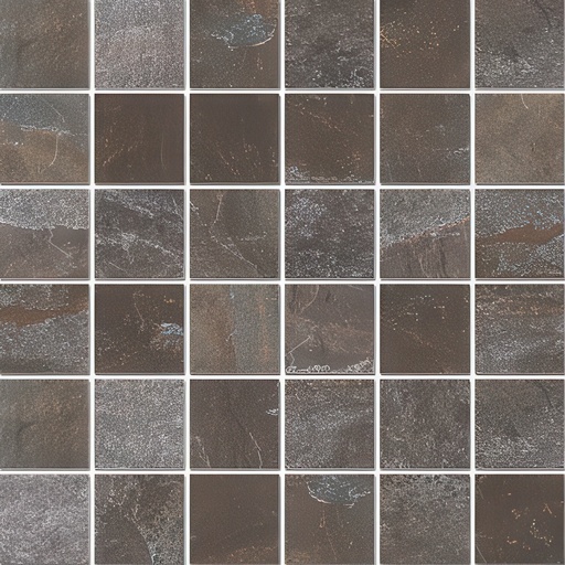 Mountain 2x2 Honed Slate Look Porcelain Mosaic Tile (Mountain: Charcoal)