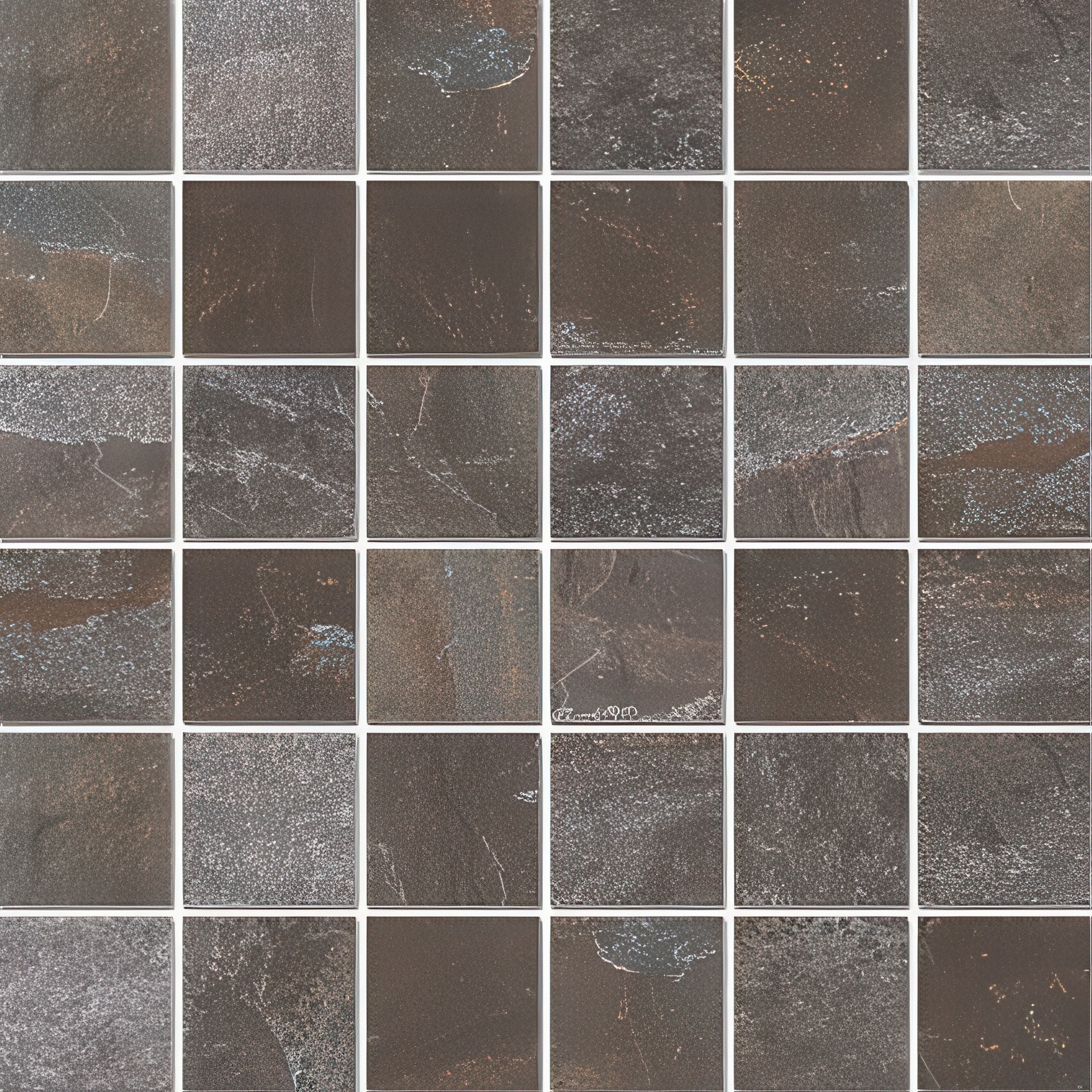 Mountain 2x2 Honed Slate Look Porcelain Mosaic Tile (Mountain: Charcoal)