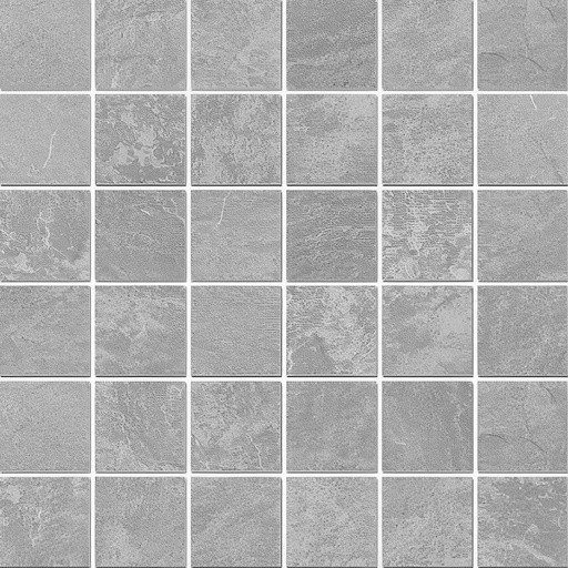 Mountain 2x2 Honed Slate Look Porcelain Mosaic Tile (Mountain: Silver)