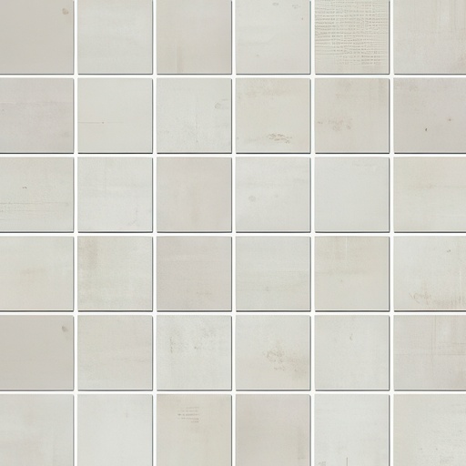 Needlepoint 2x2 Honed Cement Look Porcelain Mosaic Tile (Needlepoint: Bianco)
