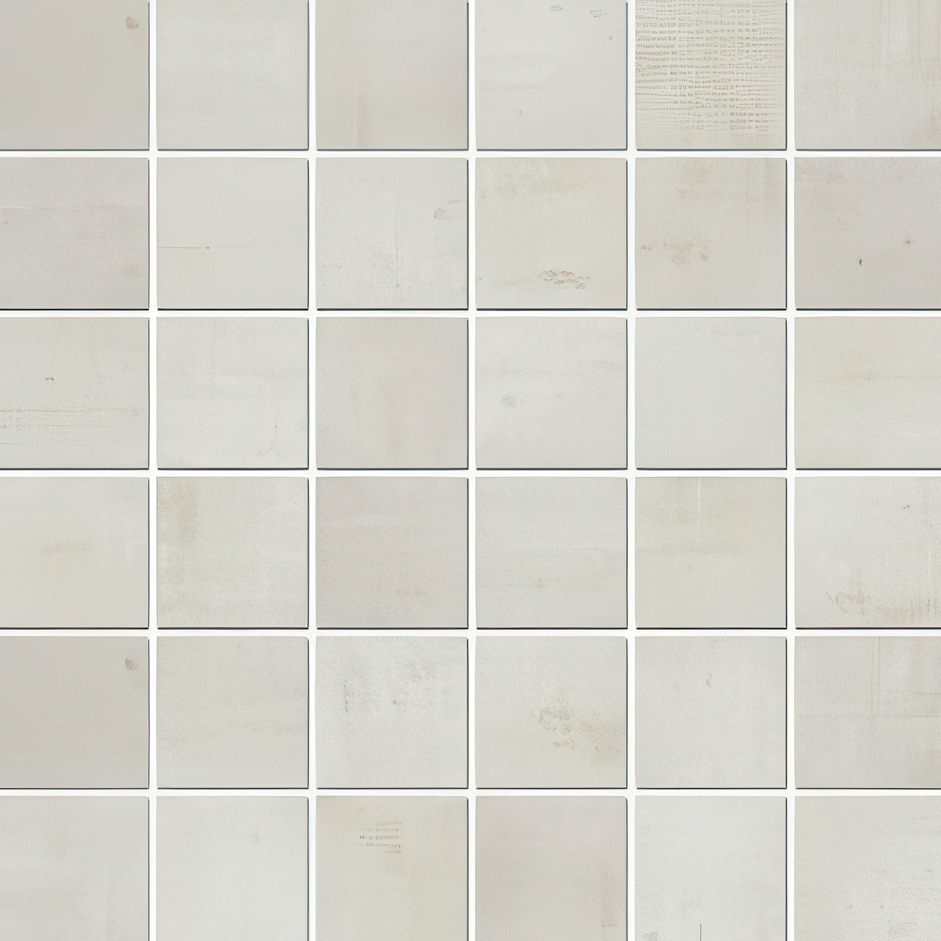 Needlepoint 2x2 Honed Cement Look Porcelain Mosaic Tile (Needlepoint: Bianco)