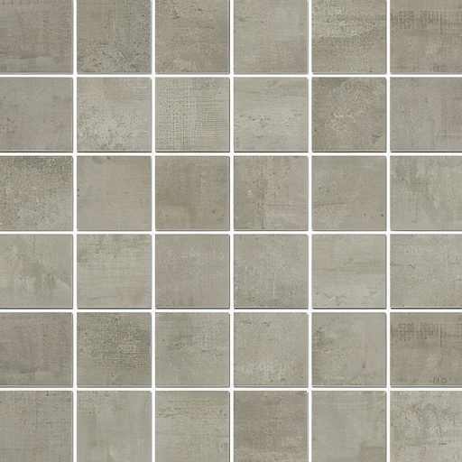 Needlepoint 2x2 Honed Cement Look Porcelain Mosaic Tile (Needlepoint: Grigio)