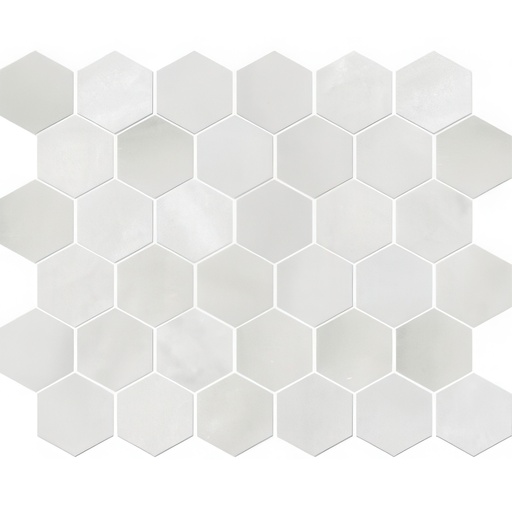 Mozart 2in Hexagon Honed or Polished Marble Look Porcelain Mosaic Tile (Mozart: Onyx Nuvolato, Honed)