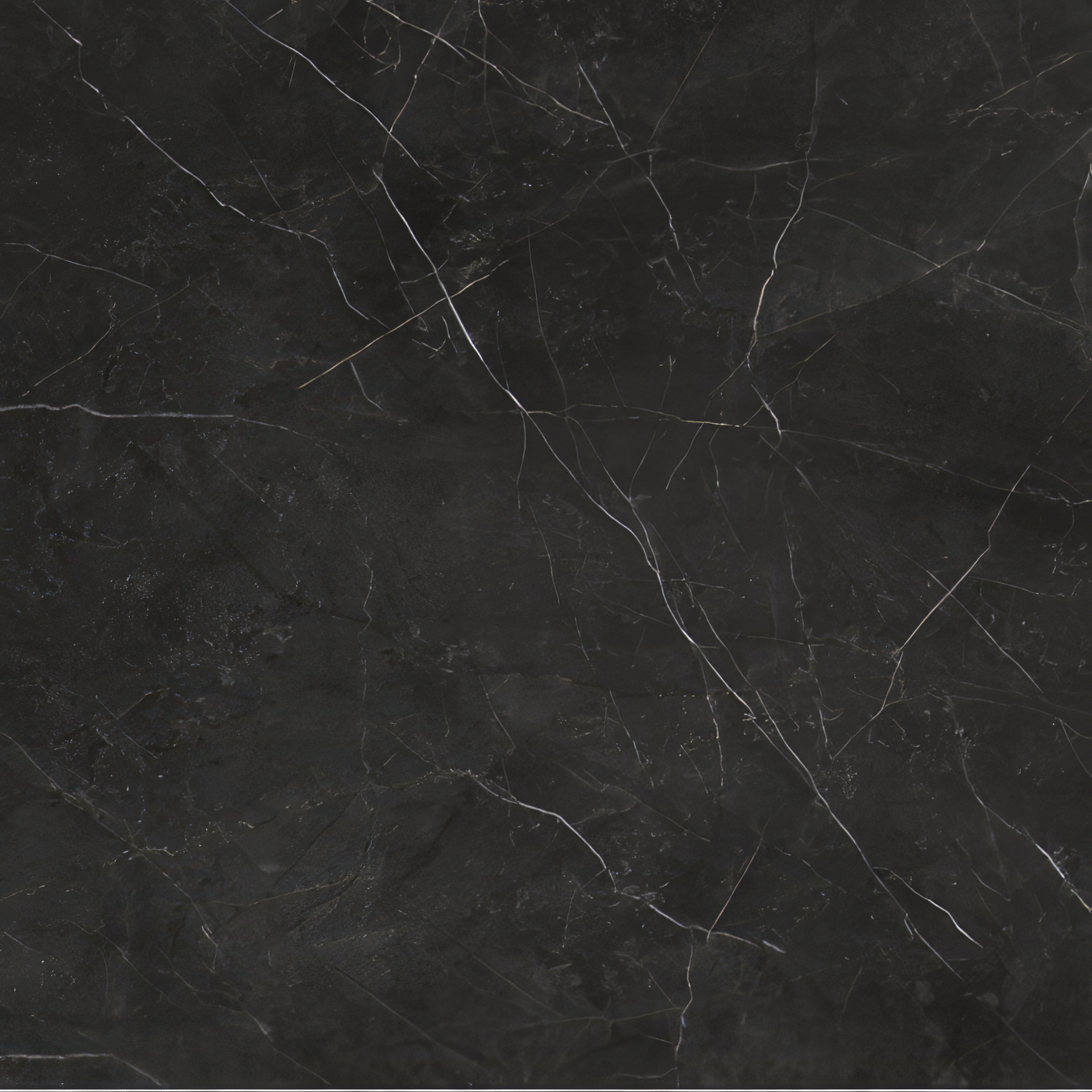 Mozart 32x32 Honed or Polished Marble Look Porcelain Tile (Mozart: Nero Venato, Polished)