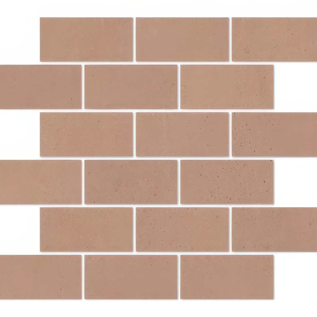 Paradise 2x4 Brick Matte Concrete Look Porcelain Mosaic Tile