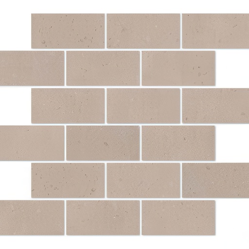 Paradise 2x4 Brick Matte Concrete Look Porcelain Mosaic Tile (Paradise: Moon)