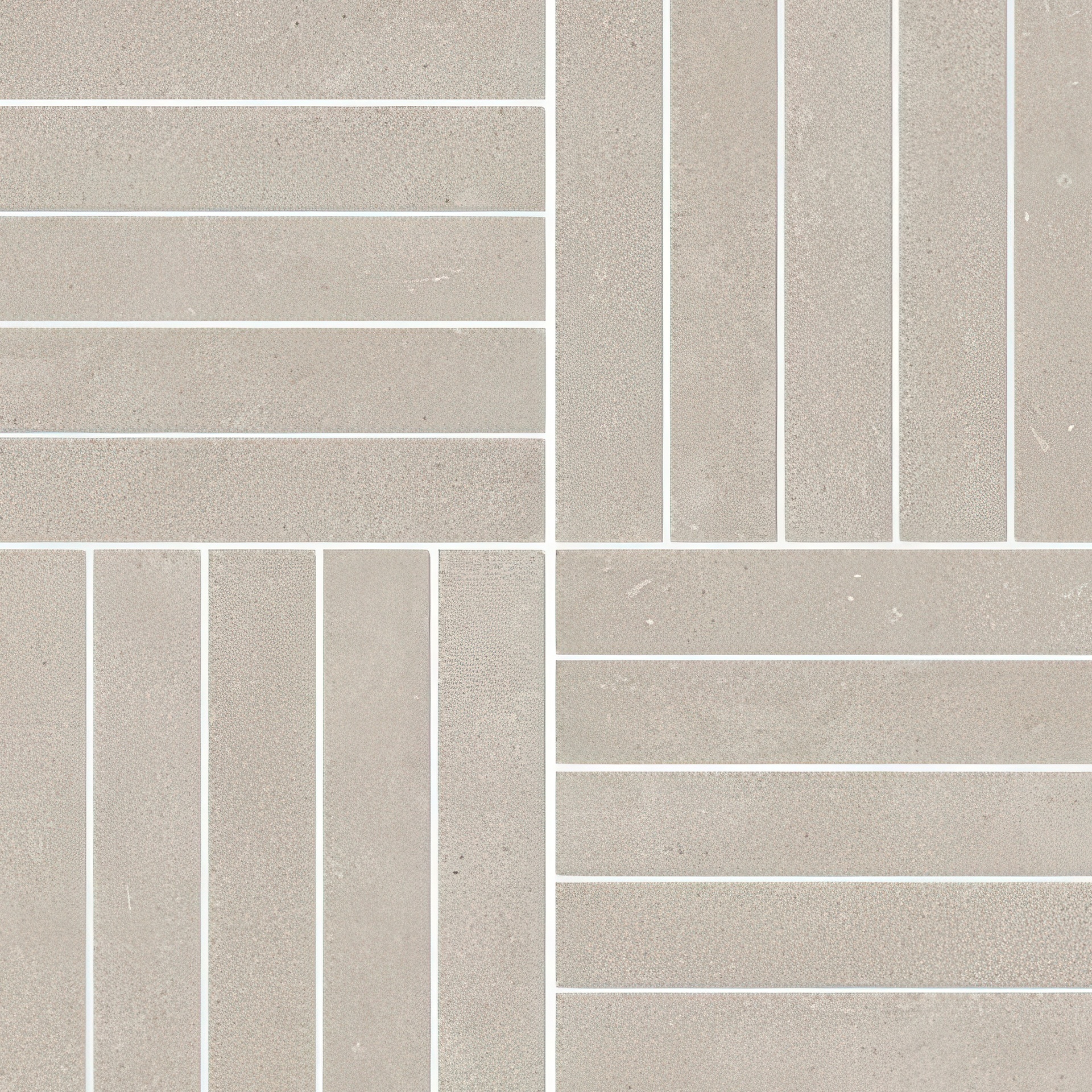 Paradise 1x6 Parquete Matte Concrete Look Porcelain Mosaic Tile (ParadIse: Forest)