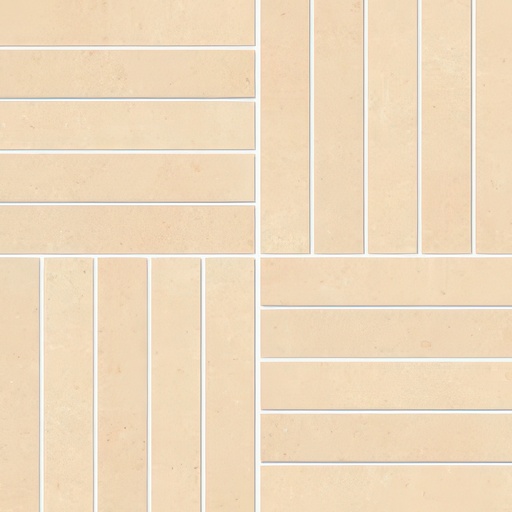 Paradise 1x6 Parquete Matte Concrete Look Porcelain Mosaic Tile (Paradise: Home)